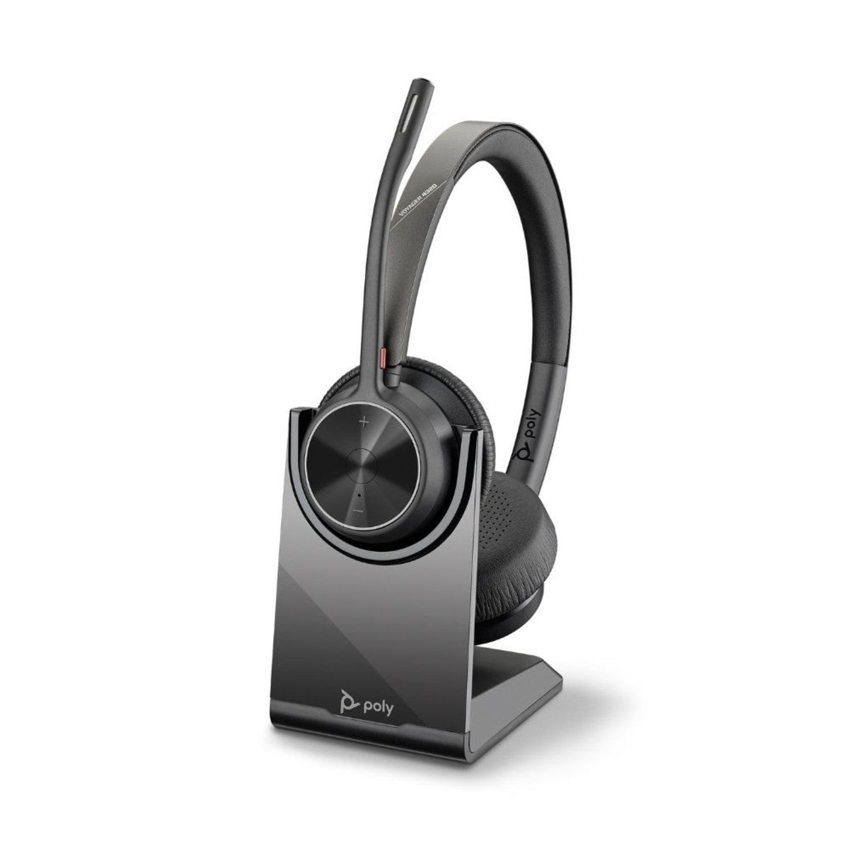 Poly Voyager 4320 UC Stereo Bluetooth Headset With Charge Stand, USB-C