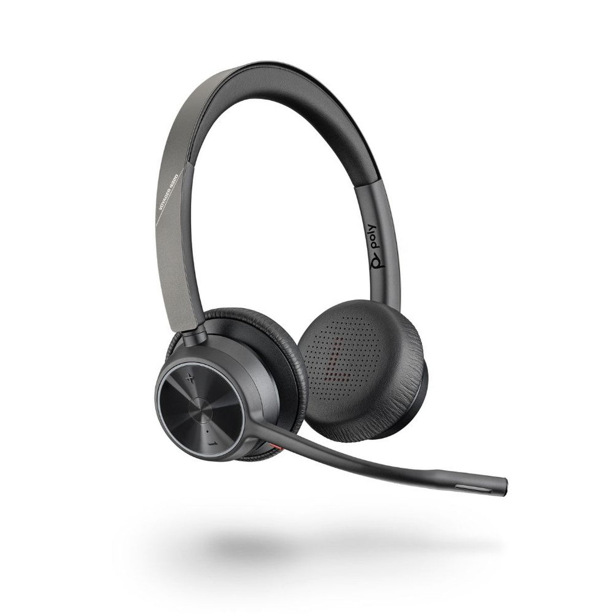 Poly Voyager 4320 UC Stereo Bluetooth Headset With Charge Stand, USB-C