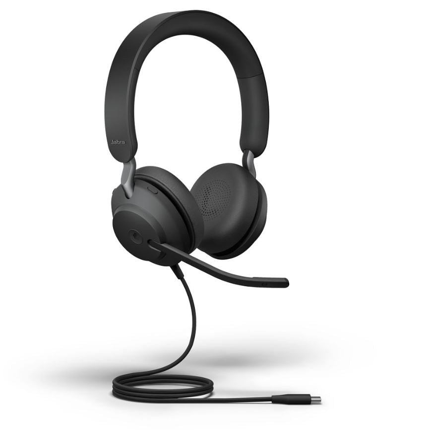 Jabra Evolve2 40 SE Corded Headset USB-C UC Stereo