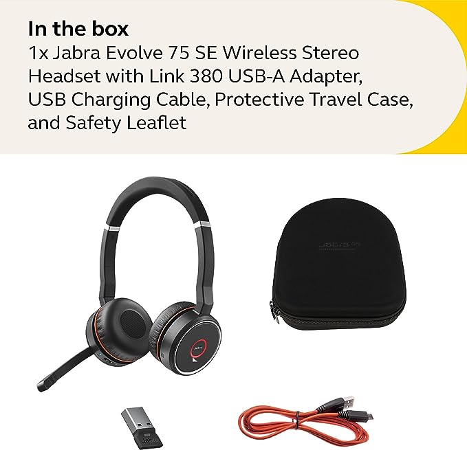 Jabra Evolve 75 SE Stereo USB-A (MS)