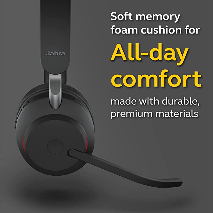 Jabra Evolve2 65 Wireless Headset Link 380C UC Stereo Black