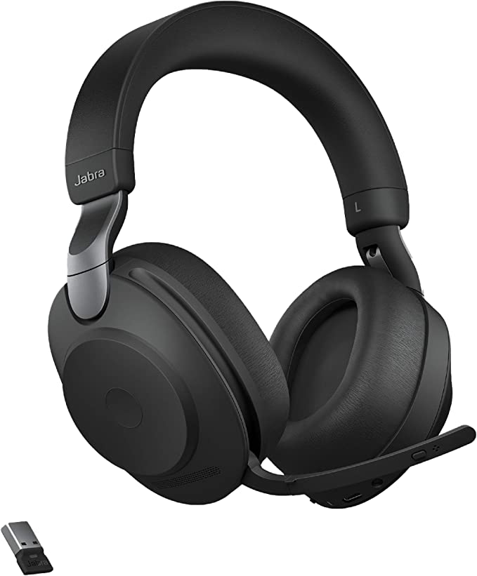 Jabra Evolve2 85 Wireless Headset Link380A UC Stereo Black