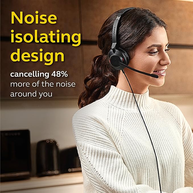 Jabra Evolve2 30, Corded Headset, USB-C UC Mono