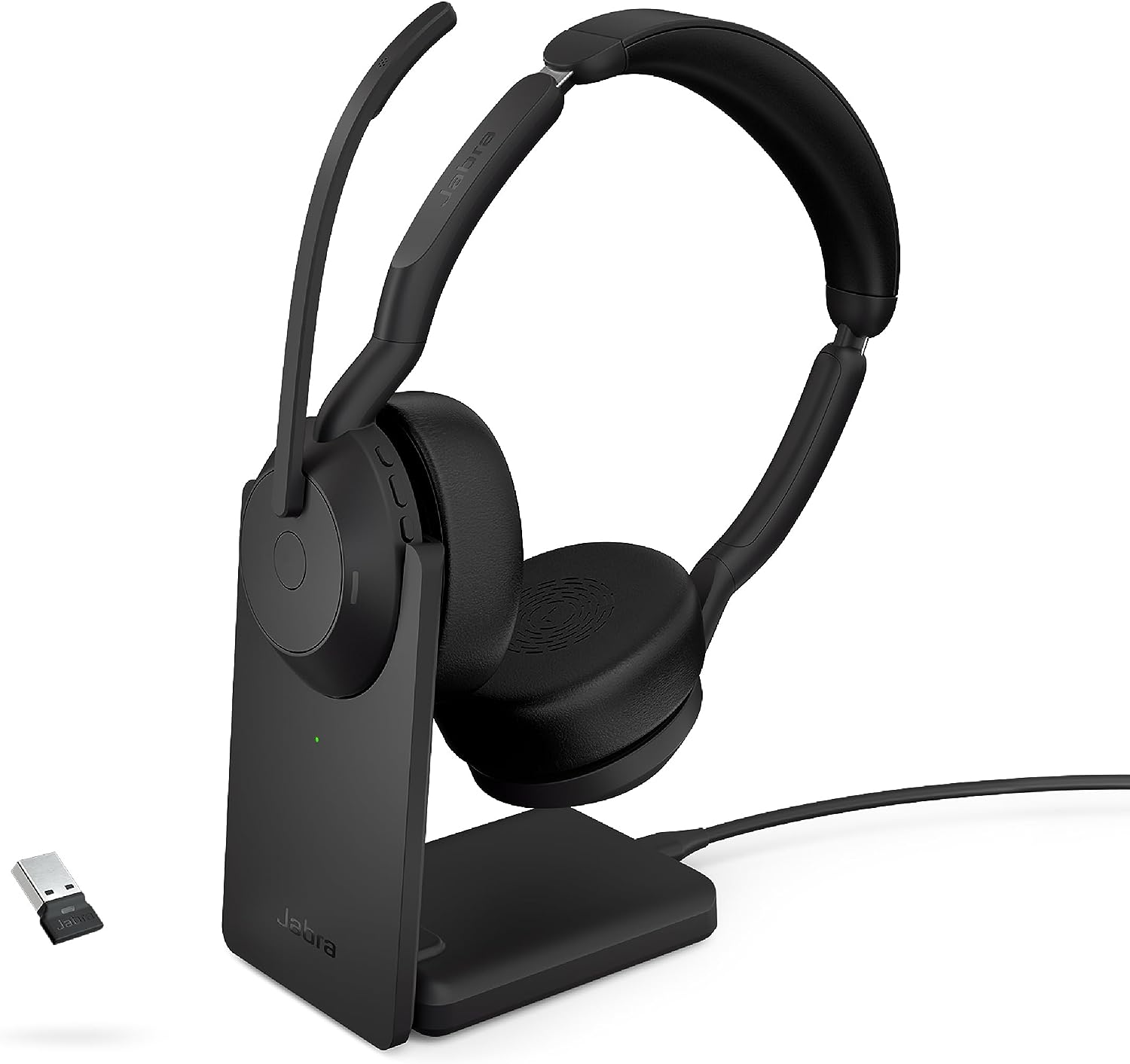 Jabra Evolve2 55 Duo USB-A With Charging Stand (MS)