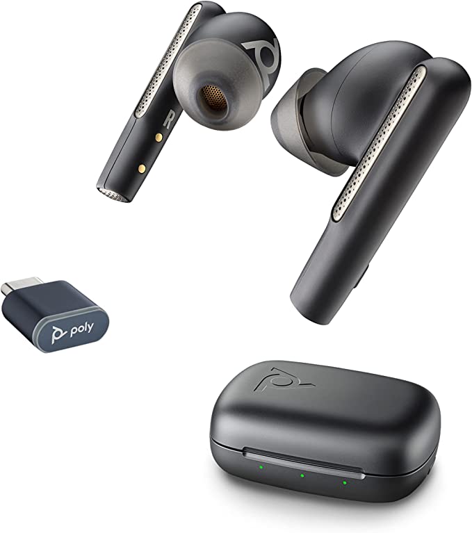 Poly Voyager Free 60 UC Wireless Earbuds (USB-C, Black)