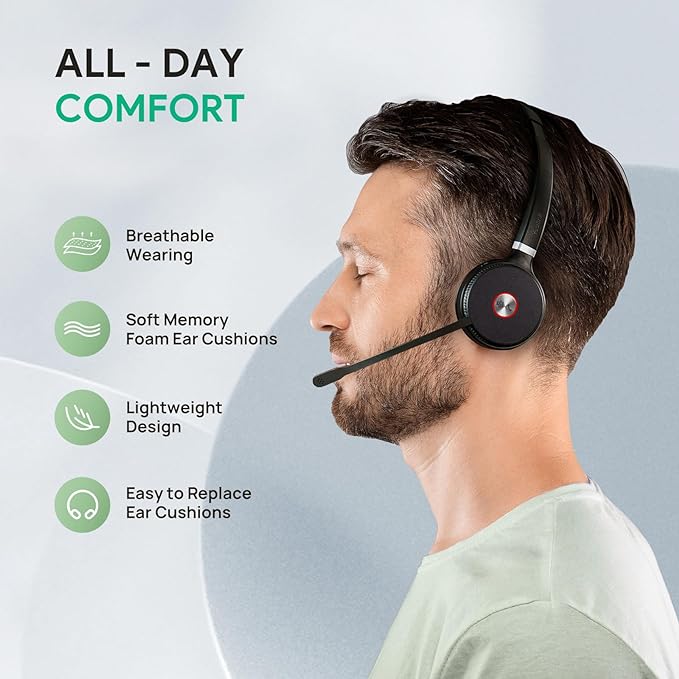 Yealink WH62 UC Dual DECT Wireless Headset