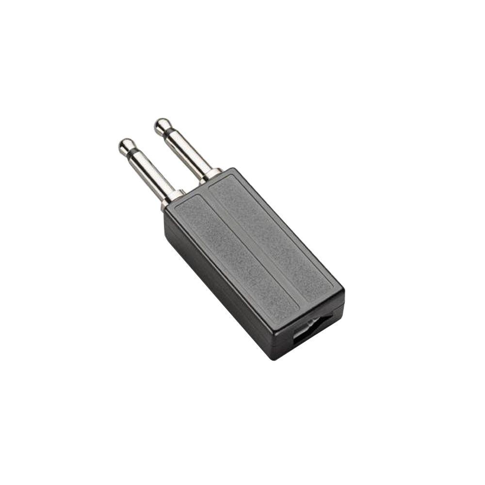 Poly / Plantronics Modular RJ9 to 2-Plug Prong Adapter