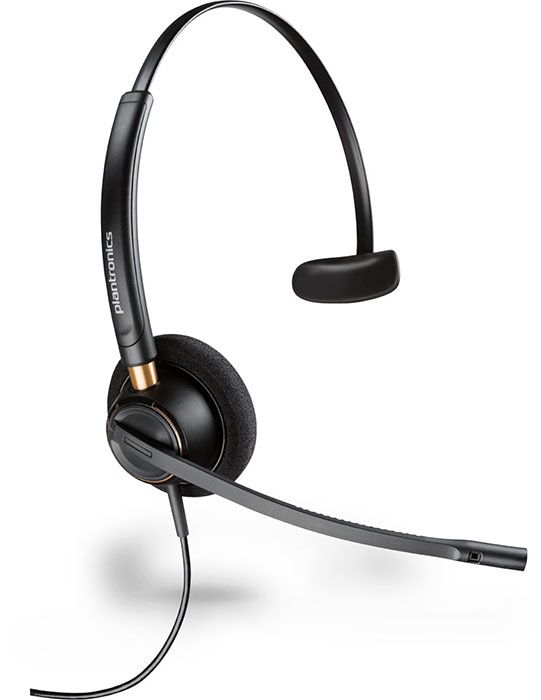 Poly / Plantronics EncorePro 540 Digital Convertible Noise-Cancelling Headset 6 Pin Connector