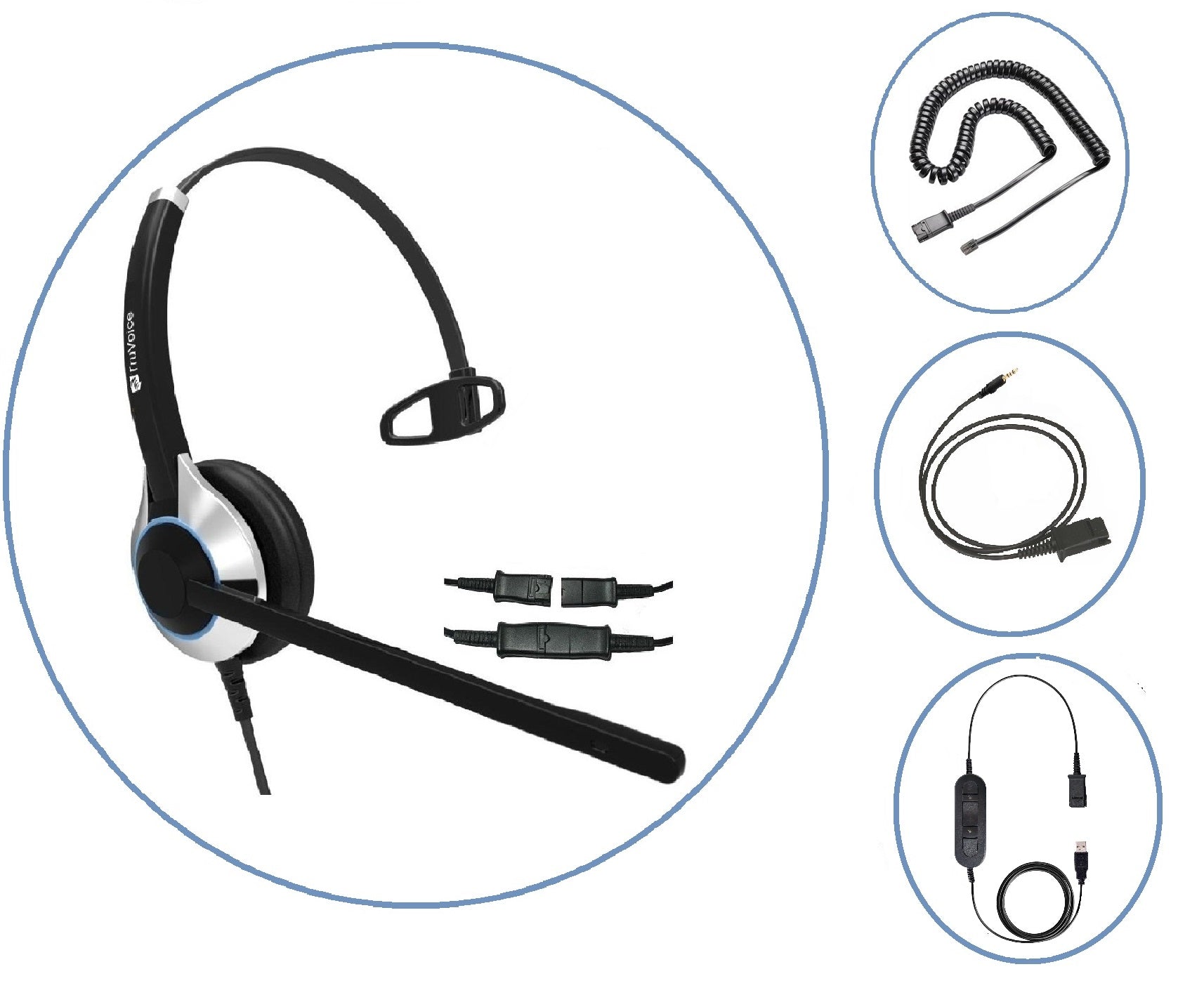 TruVoice HD-500 Headset (Homeworker Bundle)