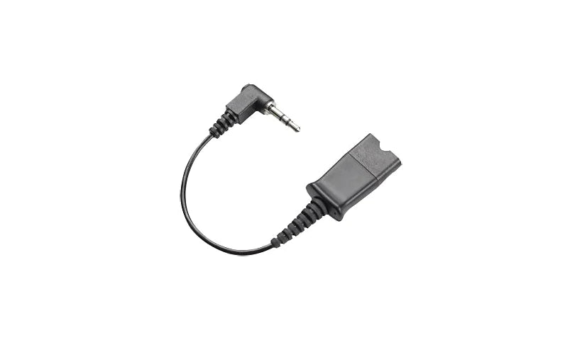 Poly / Plantronics QD to 3.5mm Bottom Cord - For Alcatel IP Phones