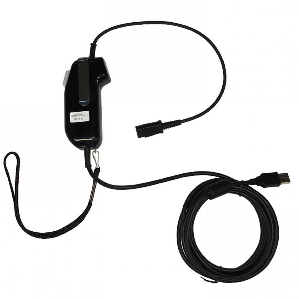 Poly / Plantronics USB-Ptt, Monaural Amp, Corded, With QD