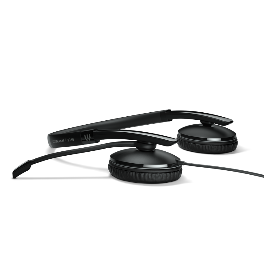 EPOS Adapt 160 USB-C II On-Ear Double Sided USB-C Headset With In-Line Call Control And Foam Earpads