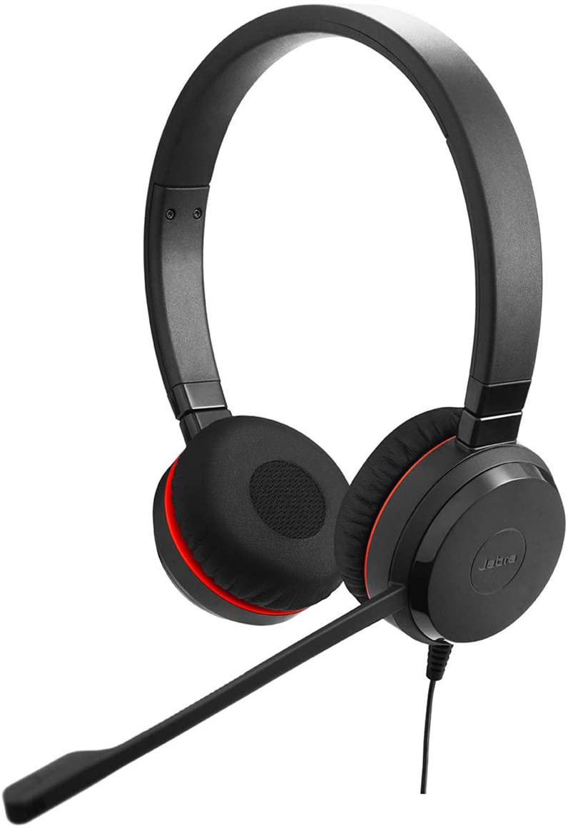 Jabra Evolve 30 II Duo UC USB-C and 3.5mm Headset with In-Line Call Controller