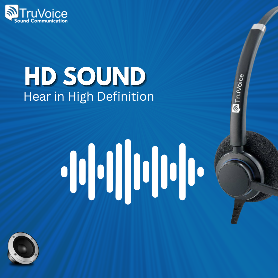 TruVoice HD-150 Double Ear Noise Canceling Headset Including QD Cable for Mitel Phones