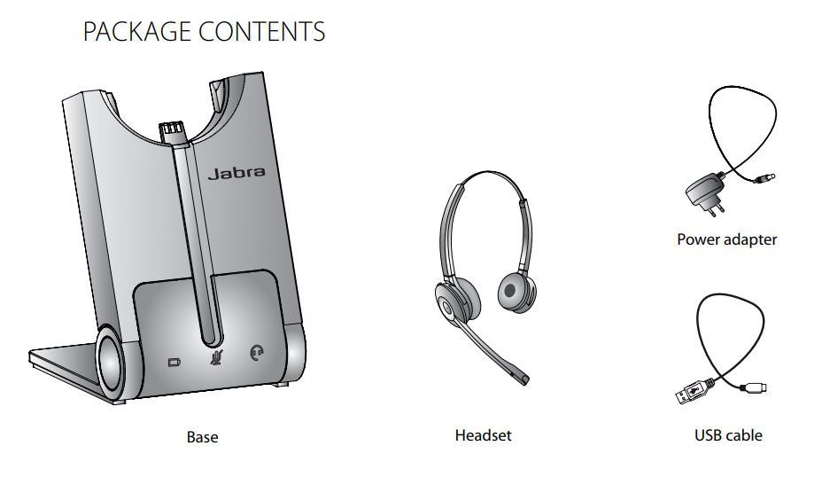 Jabra PRO 930 USB Duo MS Wireless Headset