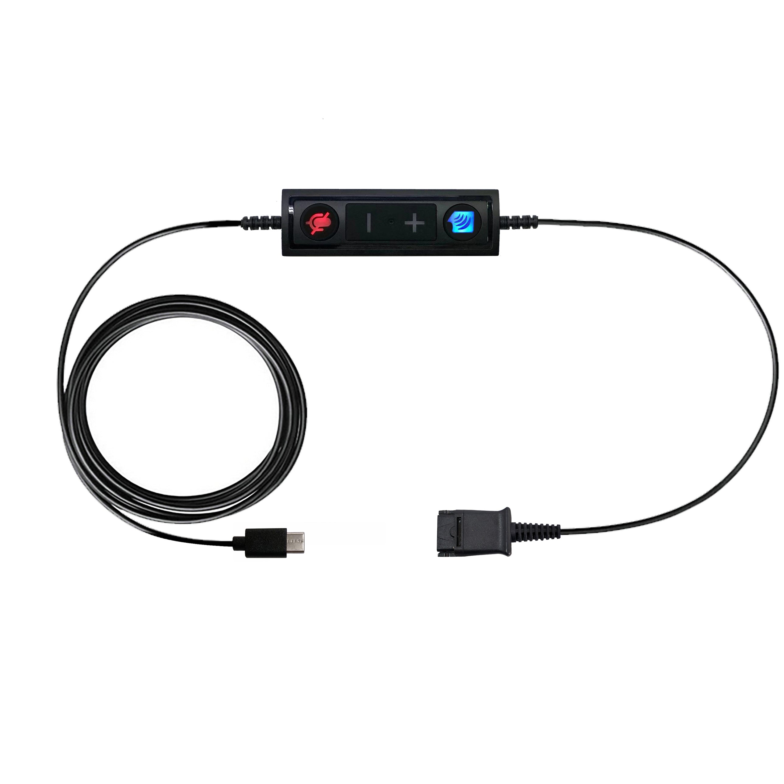 TruVoice HD-700 Single Ear NC Headset With USB-C Adapter